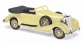 Modélisme ferroviaire : BUSCH BU41337 - Horch 853 cabriolet -jaune