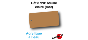 DECA8720 - Rouille clair (mat), Peinture acrylique à l'eau - Decapod