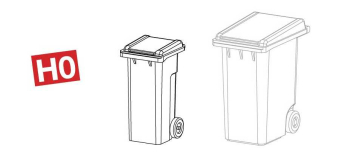DECA5692 - Poubelles plastique de 120 L - Decapod