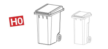 DECA5694 - Poubelles plastique de 240 L - Decapod