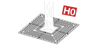 DECA5711 - Grilles d'arbre carrées - Decapod