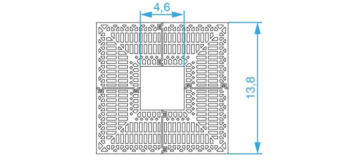 DECA5711 - Grilles d'arbre carrées - Decapod