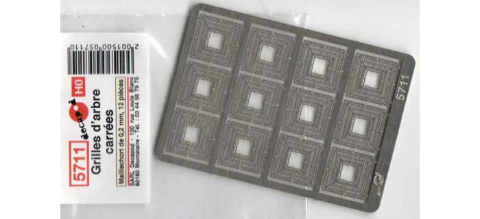 DECA5711 - Grilles d'arbre carrées - Decapod