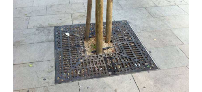 DECA5711 - Grilles d'arbre carrées - Decapod