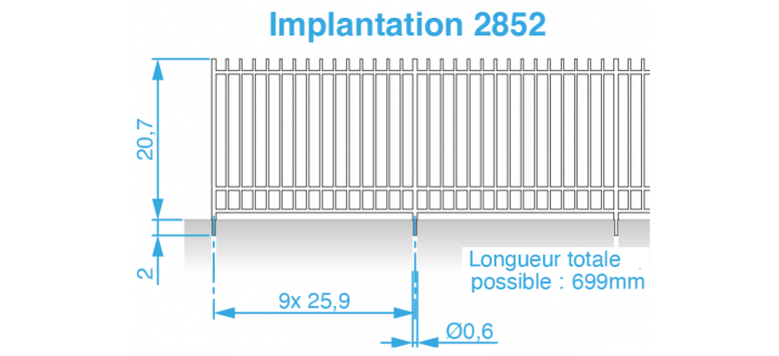 DECA2852 - Grilles modèle Aurillac - Decapod