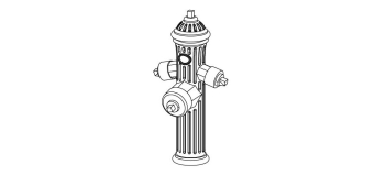 DECA5722 - Poteaux incendie anciens - Decapod