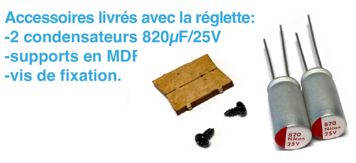 DECA6503 - Réglette d'éclairage pour A3 1/2 B5 OCEM PL LSM - Decapod
