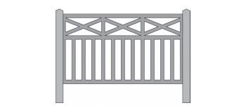 DECA2755 - Barrières en béton modèle Lisieux - Decapod