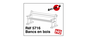 DECA5716 - Bancs en bois - Decapod