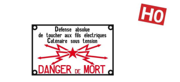 DECA9500 - Plaques Danger de Mort pour installations fixes - Decapod