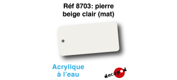 DECA8703 - Pierre beige clair (mat), Peinture acrylique à l'eau - Decapod