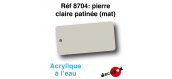 DECA8704 - Pierre clair patinée (mat), Peinture acrylique à l'eau - Decapod