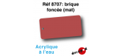 DECA8707 - Brique foncée (mat), Peinture acrylique à l'eau - Decapod