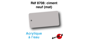 DECA8708 - Ciment neuf (mat), Peinture acrylique à l'eau - Decapod