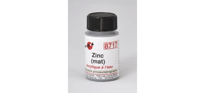 DECA8717 - Zinc (mat), Peinture acrylique à l'eau - Decapod