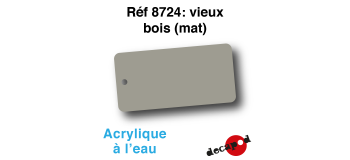 DECA8724 - Vieux bois (mat), Peinture acrylique à l'eau - Decapod