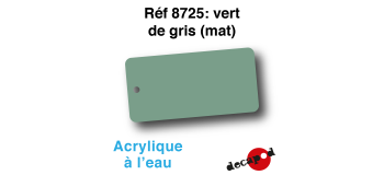 DECA8725 - Vert de gris (mat), Peinture acrylique à l'eau - Decapod
