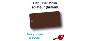 DECA8726 - Brun isolateur (brillant), Peinture acrylique à l'eau - Decapod