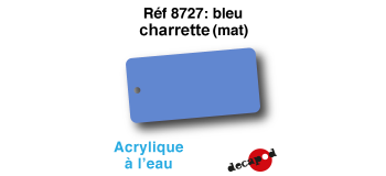 DECA8727 - Bleu charrette (mat) , Peinture acrylique à l'eau - Decapod