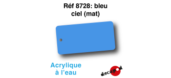 DECA8728 - Bleu ciel (mat), Peinture acrylique à l'eau - Decapod