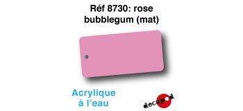 DECA8730 - Rose bubblegum (mat), Peinture acrylique à l'eau - Decapod