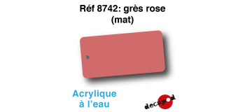 DECA8742 - Grès rose (mat), Peinture acrylique à l'eau - Decapod