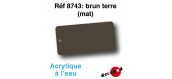 DECA8743 - Brun terre (mat), Peinture acrylique à l'eau - Decapod