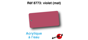 DECA8773 - Violet (mat), Peinture acrylique à l'eau - Decapod