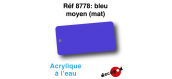 DECA8778 - Bleu moyen (mat), Peinture acrylique à l'eau - Decapod