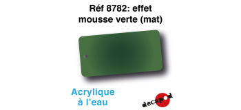 DECA8782 - Effet mousse verte (mat), Peinture acrylique à l'eau - Decapod