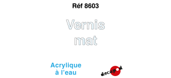 DECA8603 - Vernis mat - Decapod