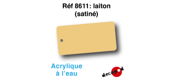 DECA8611 - Laiton (satiné), Peinture acrylique à l'eau - Decapod