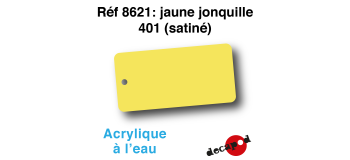 DECA8621 - Jaune jonquille 401 (satiné), Peinture acrylique à l'eau - Decapod