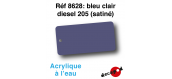 DECA8628 - Bleu clair diesel 205 (satiné), Peinture acrylique à l'eau - Decapod