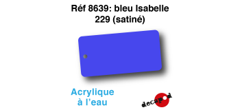 DECA8639 - Bleu Isabelle 229 (satiné), Peinture acrylique à l'eau - Decapod