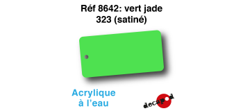 DECA8642 - Vert jade 323 (satiné), Peinture acrylique à l'eau - Decapod