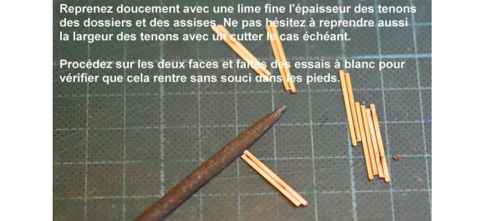 Bancs en bois Decapod 5716 train electrique