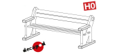 DECA5716 - Bancs en bois - Decapod