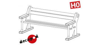 DECA5716 - Bancs en bois - Decapod