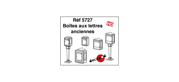 DECAPOD DECA5727 - Boîtes aux lettres anciennes