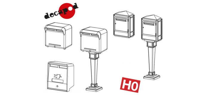 DECAPOD DECA5728 - Boîtes aux lettres modernes