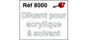 Modélisme ferroviaire : DECAPOD DECA8000 - Diluant pour acrylique à solvant
