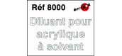 Modélisme ferroviaire : DECAPOD DECA8000 - Diluant pour acrylique à solvant 