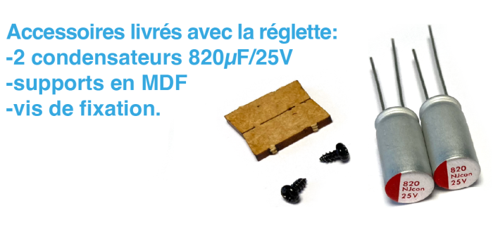 DECA6502 - Réglette d'éclairage pour B10 OCEM PL LSM - Decapod