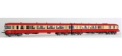 Modélisme ferroviaire : LS MODELS 10037 - Autorail diesel EAD X4434 + XR8355 SNCF rouge/crème 
