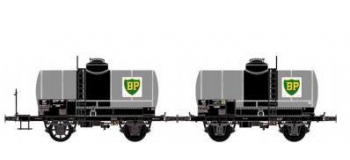 Train électrique : LS MODELS 330441 - Set deux wagons citernes 