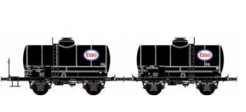 Train électrique : LS MODELS 330442 - Set deux wagons citernes 