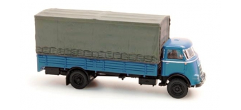 Train électrique : ARTITEC ART48704101 - Camion porteur DAF bleu 1/ 87