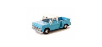 Modélisme ferroviaire : OX65001 - Chevrolet Stepside Pick up 1965 Bleu - Blanc