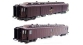 Train électrique :  LS MODEL -LSM40413 - Coffret de 2 voitures PTT livrée brun SNCF, Ep. IV 